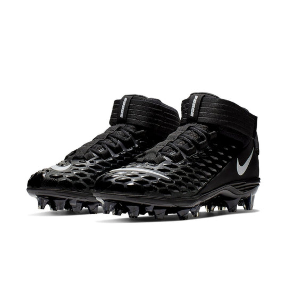 Nike Force Savage Pro 2 Men's size 11.5 Football Cleats Black Lineman AH4000-002